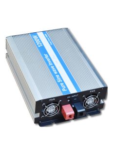   EcoSine SWE-1200-12 1200W tiszta szinusz inverter LCD-vel 12V, nem távvezérelhető