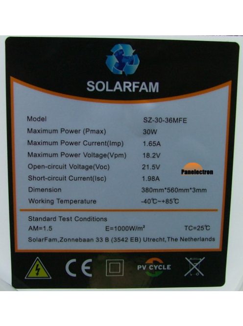30W 12V ETFE hajlítható flexibilis napelem