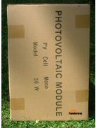 30W 12V monokristályos napelem alumíniumkerettel