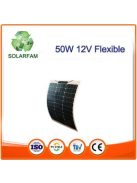 50W 12V hajlítható flexibilis napelem