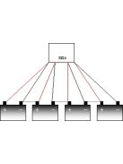 TK10 Akkumulátor töltéskiegyenlítő 4 sorbakötött akkuhoz